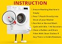 Dcalcifer Washing Machine Cleaner | Descaler For Washing Machine Front Load and Top Load | Washing Machine Cleaning Powder | Descaling Powder For Washing Machine Drum & Tub Cleaner | 100gm Pack of 1 gallery image