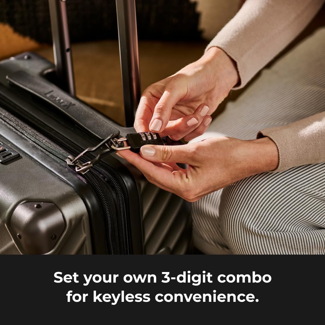 Personalized 3-Digit Padlock for Gym Lockers and Luggage Security