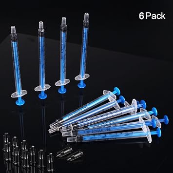 1ml Oral Syringe Without Needle - 1cc Pet Colostrum Collector with Cap