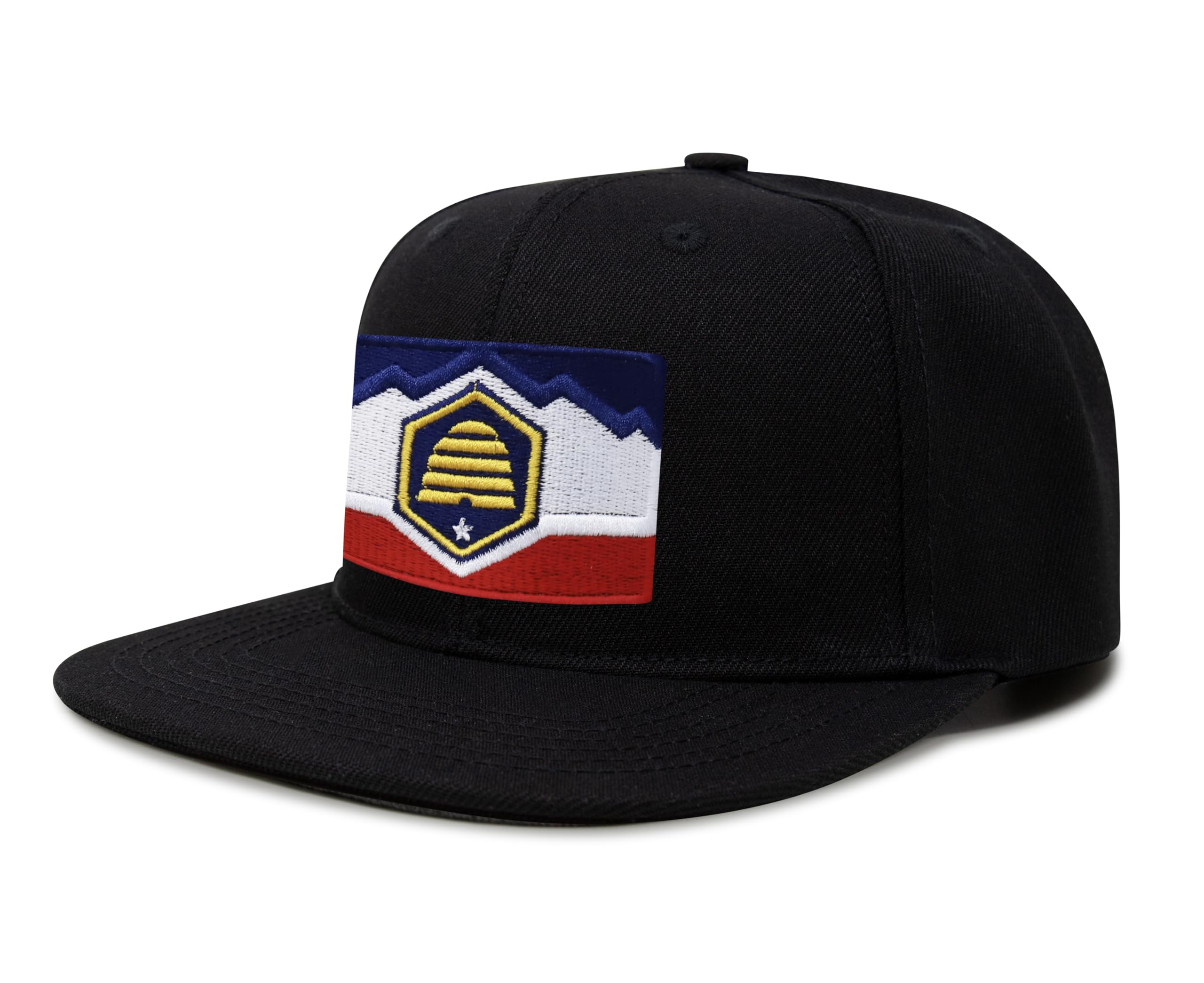 International Tie State Hat for Men and Women, Adjustable Snapback Trucker Baseball Cap with Embroidered Patch