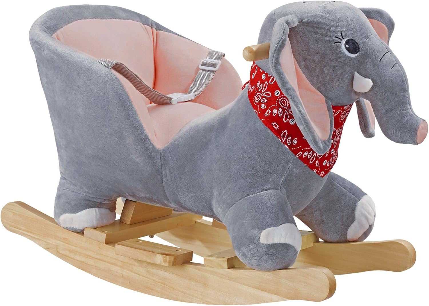 Side view of the tectake Elephant Rocking Chair