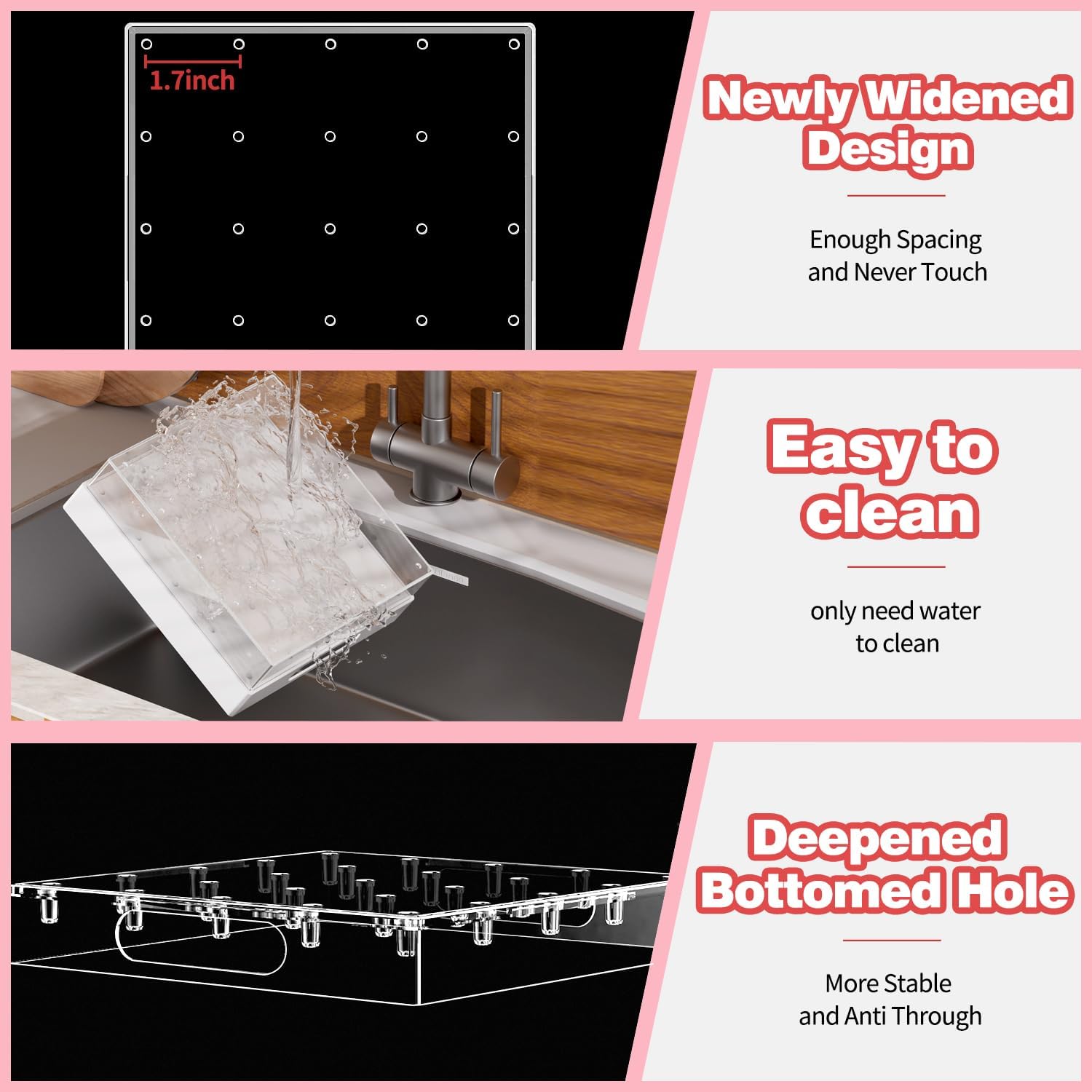 Cake Pop Stand,25 Holes Clear Cake Pops Display Holder,Cake Pop Sticks Kit, Candy Pop Holder,cake pop mold for Party,Wedding,Birthday(White,1-Pack) - Image 4