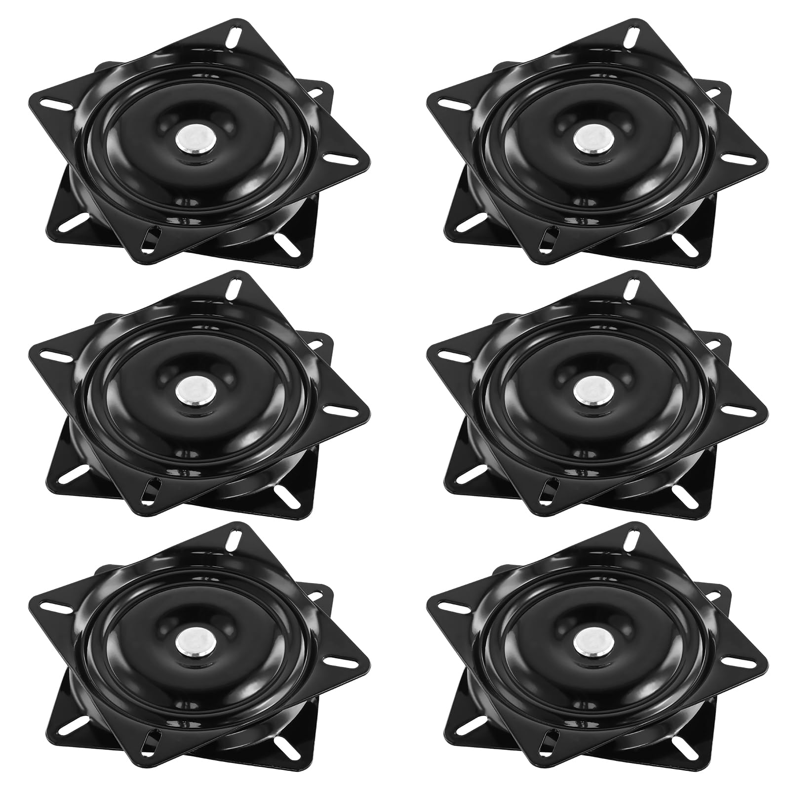 Amazon.com: MANCHAP 6 Pack 6 Inch Swivel Plate, Black Bar Stool Seat ...