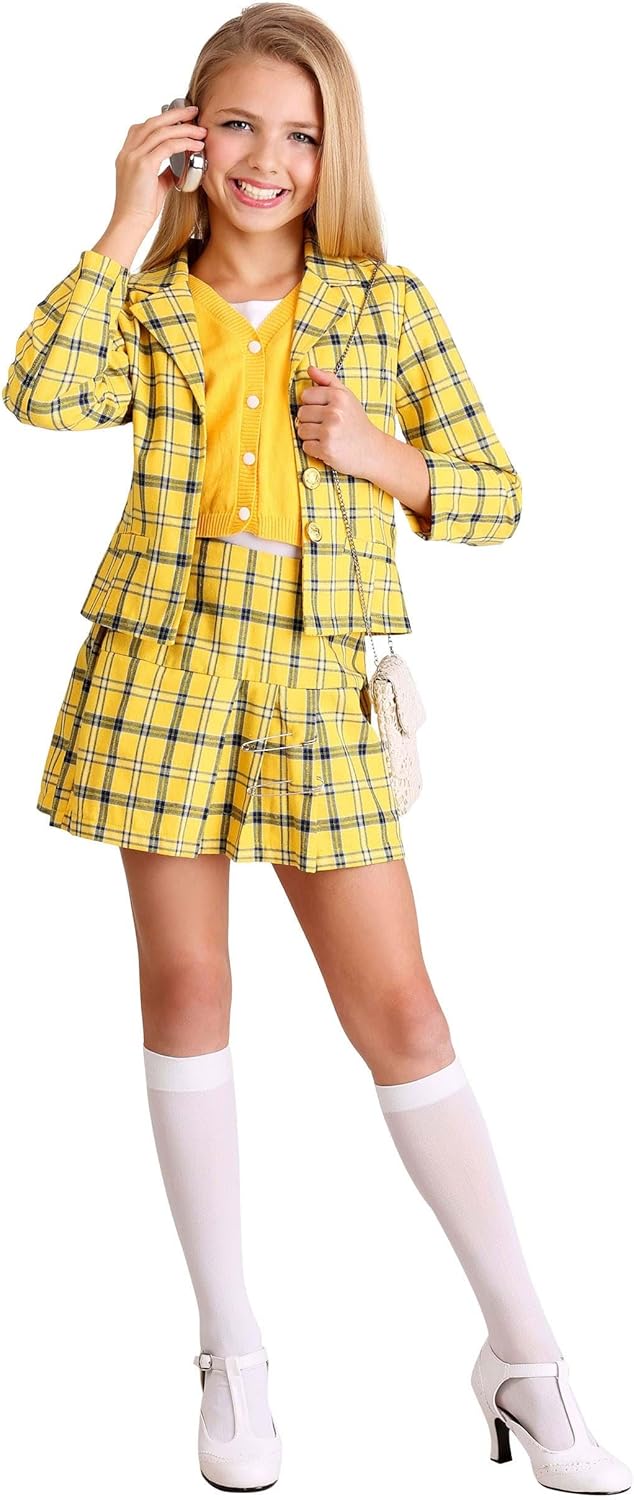 Kids Clueless Costume, Cher Character Jacket, Skirt
