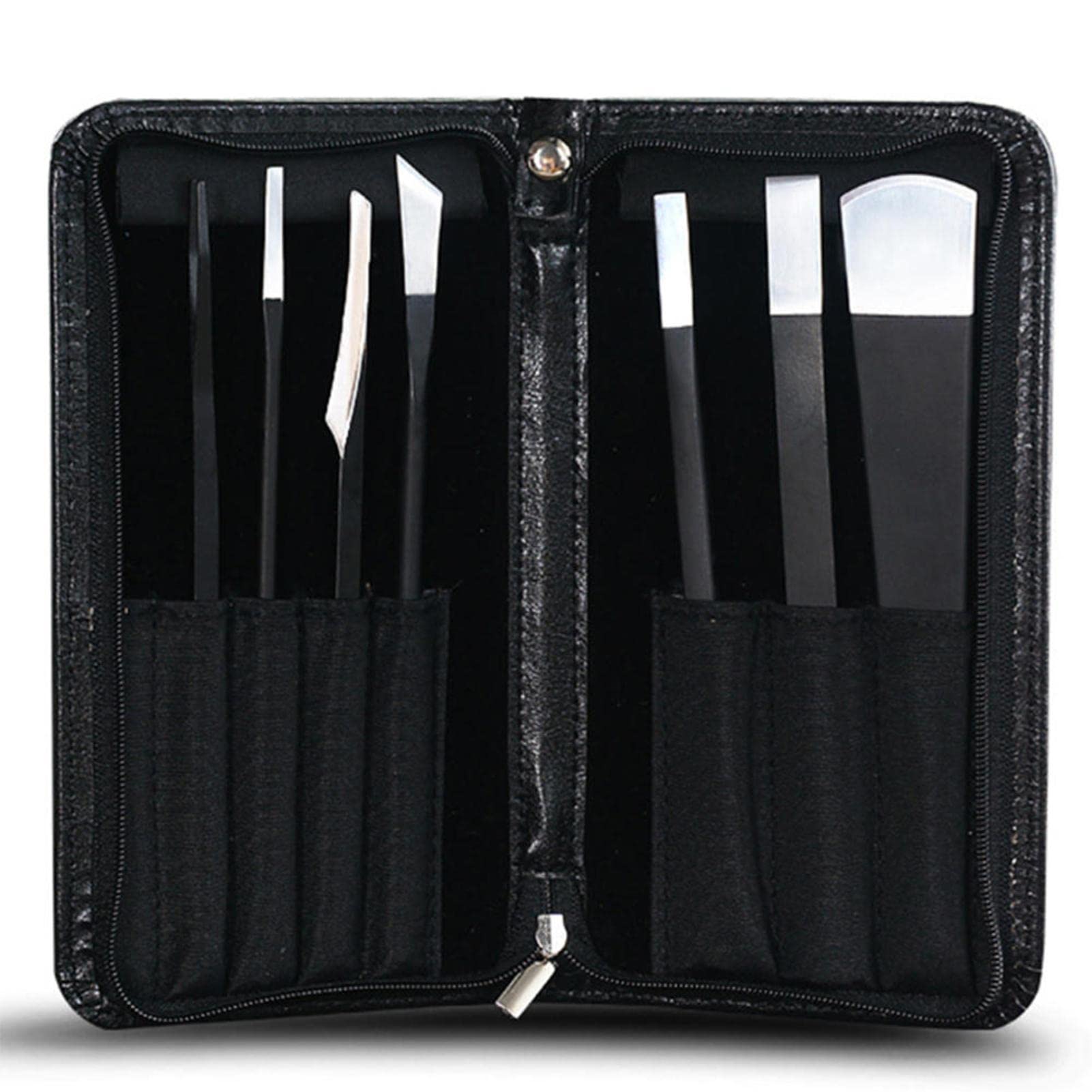 5 Set Coltelli Pedicure, Set Professionale per la rimozione delle cuticole, Coltelli per Unghie Rimozione della cuticola, Kit Professionale di Lame affilate per la Riparazione del Piede