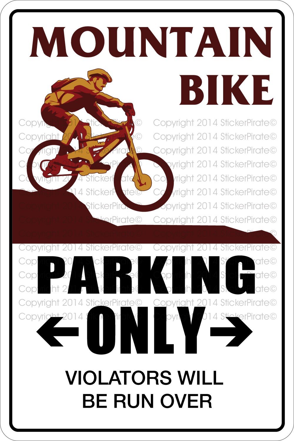 Mountain Biker's Sign