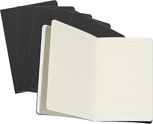 TWONE Paquete de 6 cuadernos  60 páginas rayadas30 hojas, diario de tapa suave de papel grueso premium para viajes, oficina, trabajo, oficina,