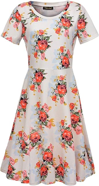 Vestido De Verano Las De Mujeres Simple Sin Mangas Estilo Sin Respaldo  Honda Flores Swing Una Línea De Vestido De Cóctel Ajustable Vestidos  Elegantes De Moda Bonita Playa : Amazon.es: Ropa