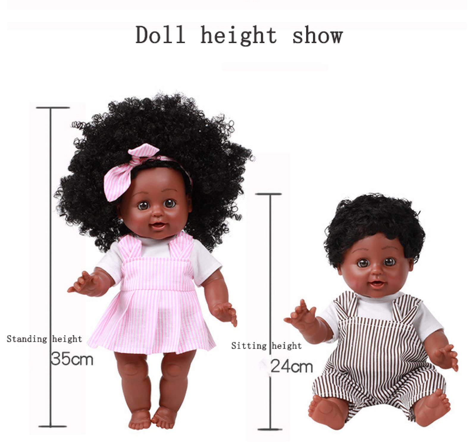 Amazon.co.jp: 黒人の生まれ変わった赤ちゃん人形、新生児人形ビニール