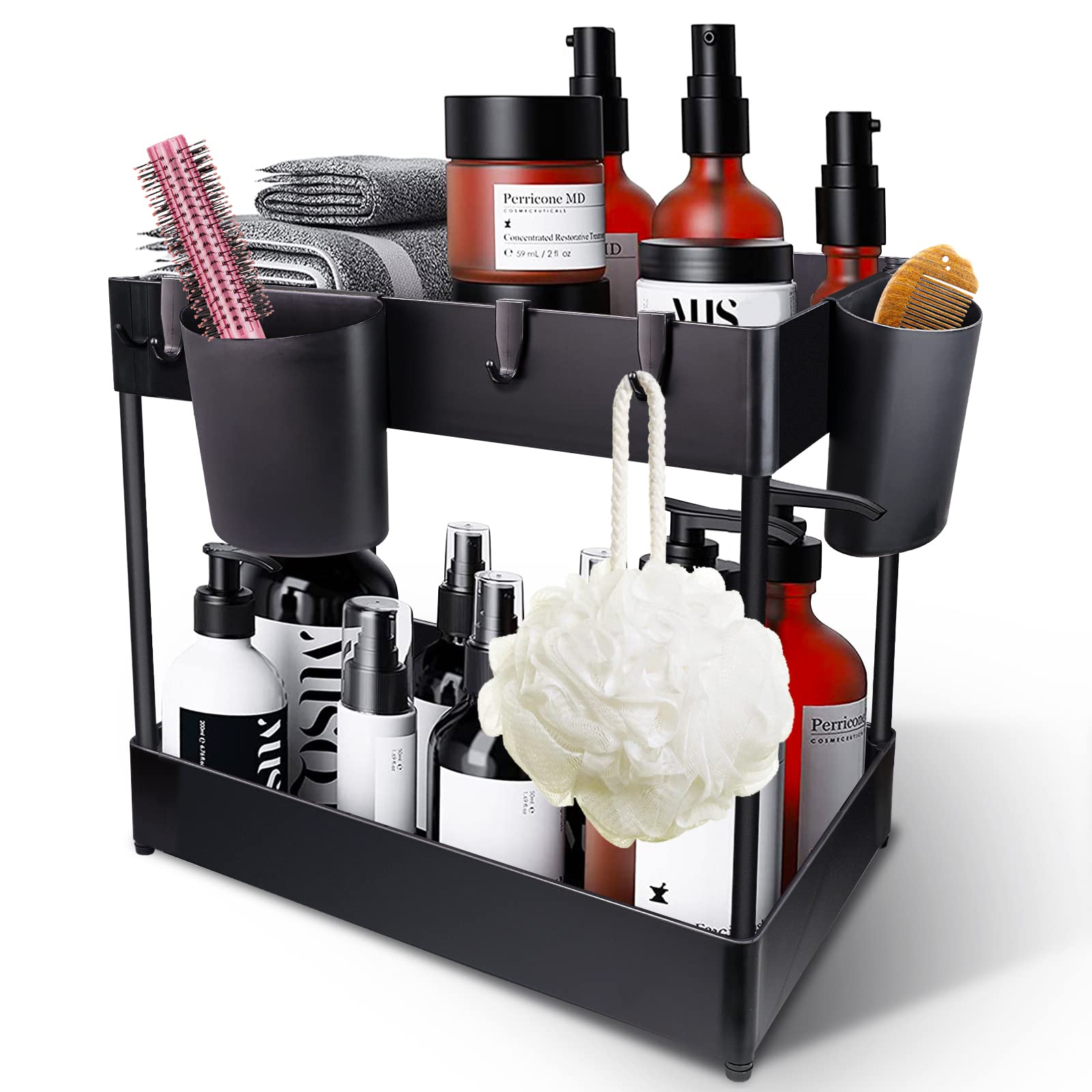 Buy YDYTOP Under the Sink Organizer Bathroom Kitchen, 2 Tier Under Sink