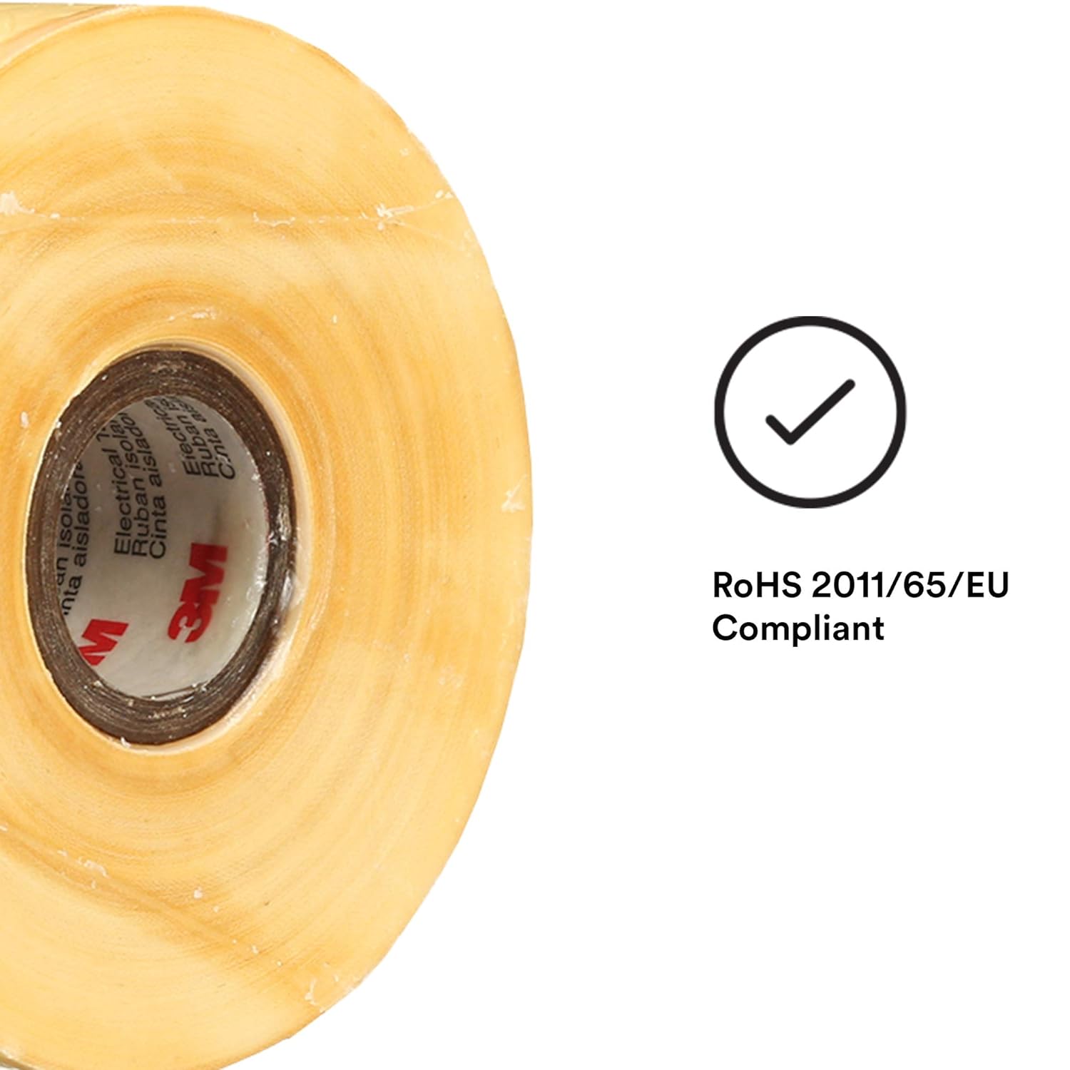 3M Varnished Cambric Tape 2510, 1-1/2 in x 36 yd (108 ft), Yellow, Electrical Insulating Tape, 1 roll