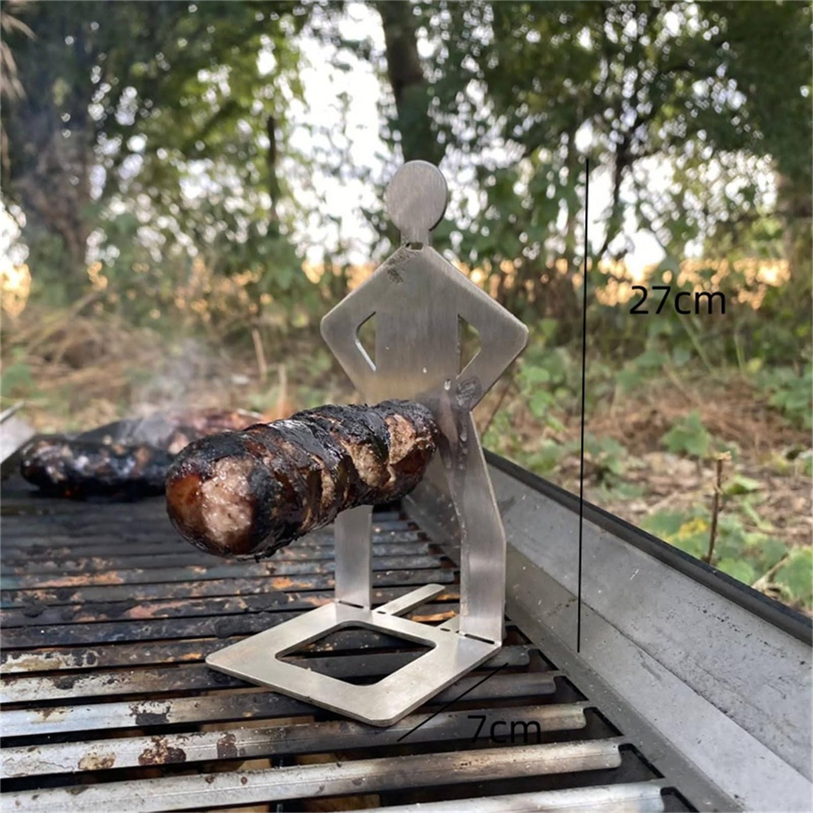 Amazon.co.jp: Partslety ステンレススチールBBQソーセージホルダー