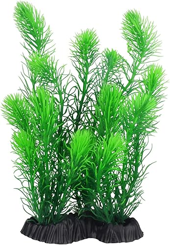 Miniatura 2 de MyLifeUNIT Plantas de acuario, decoraciones artificiales de acuario para decoración de peceras, paquete de 4