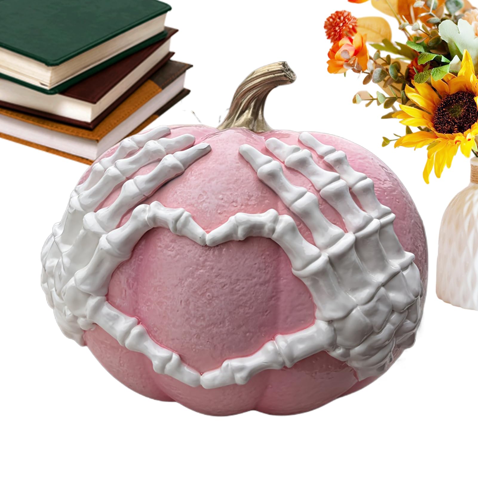 Generisch Kürbisse Zur Halloween Deko Kürbis Skelett Statue