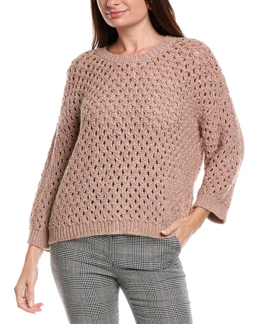 Eileen Fisher Womens Alpaca Sweater M Pink