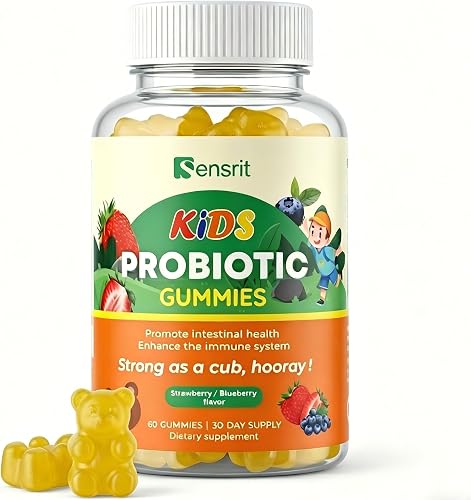 Sensrit Kids Probiotic Gummies with Bacillus Coagulans - Multivitamin for Childr