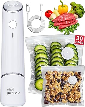 Vacuum Sealer (Vacuum Sealer + 30 Bags)