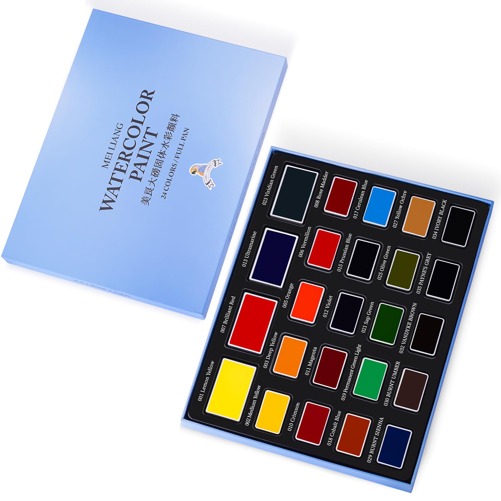 Paul Rubens MeiLiang Aquarelverfset, 36 kleuren in Paul Rubens MeiLiang Aquarelverfset, 36 kleuren in