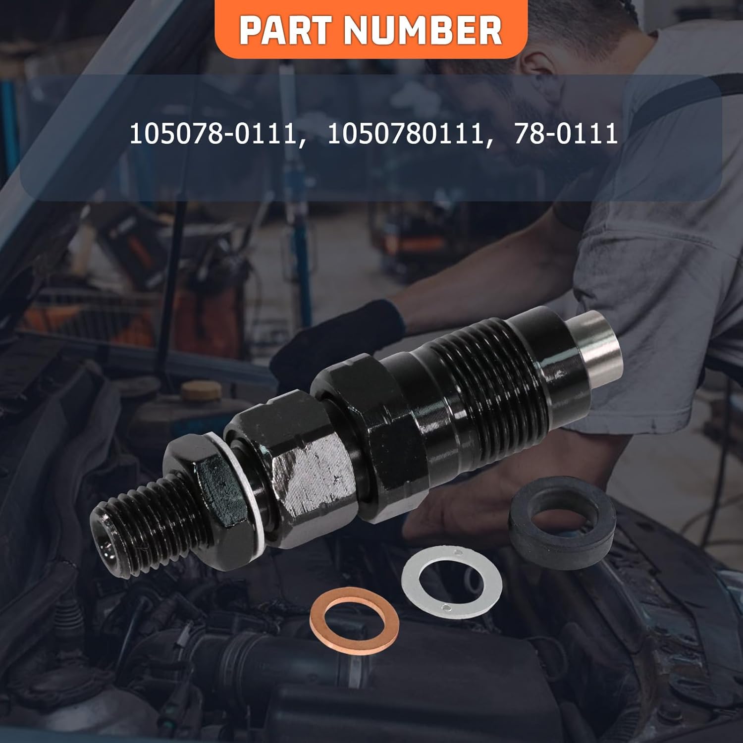 105078-0111 New 4pcs Fuel Injectors Fits for MaZda Bravo WL & WLT,for FoRd Courier 2.5L WL-T