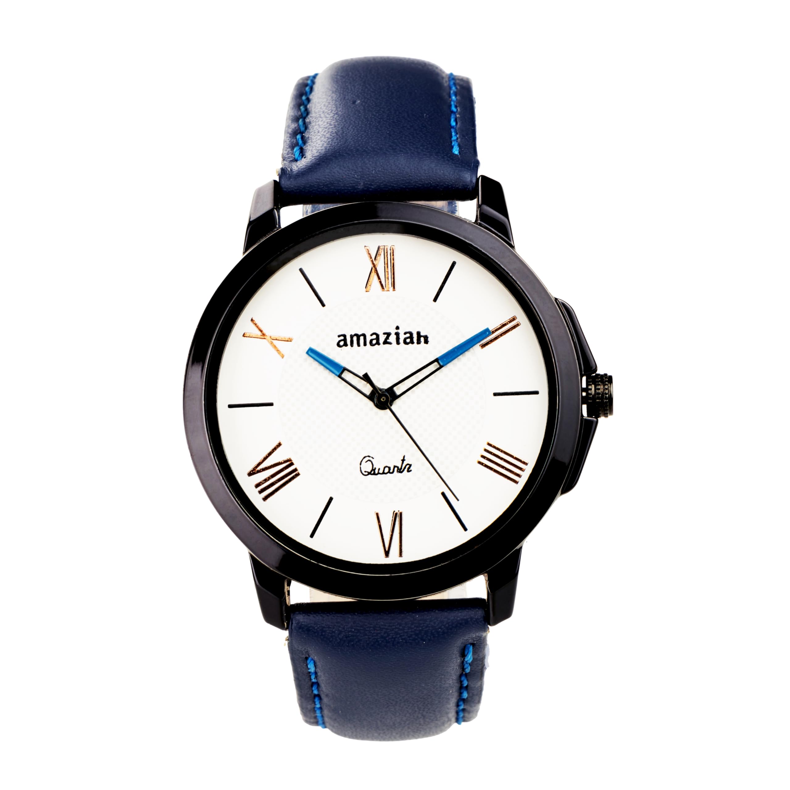 Amaziah Kinetic Blue Style Leather Analogue Mens Wrist Watche - ADI6339 (B0CSZ471FF) Amazon Price History, Amazon Price Tracker