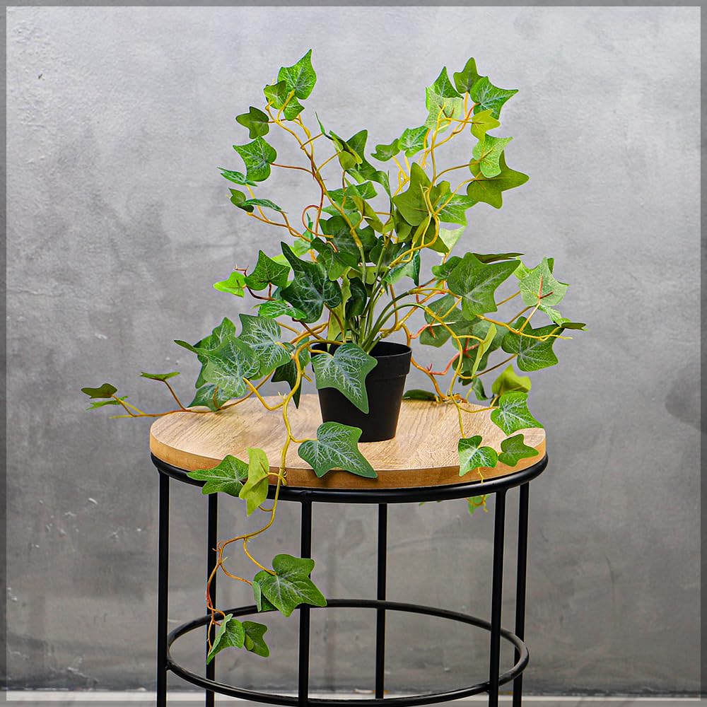 YAHOME Artificial Potted Trailing Plant Greenery Plant Perfect Indoor Outdoor Faux Tree Home Garden Kitchen Party Wedding Decoration (50X60 CM)