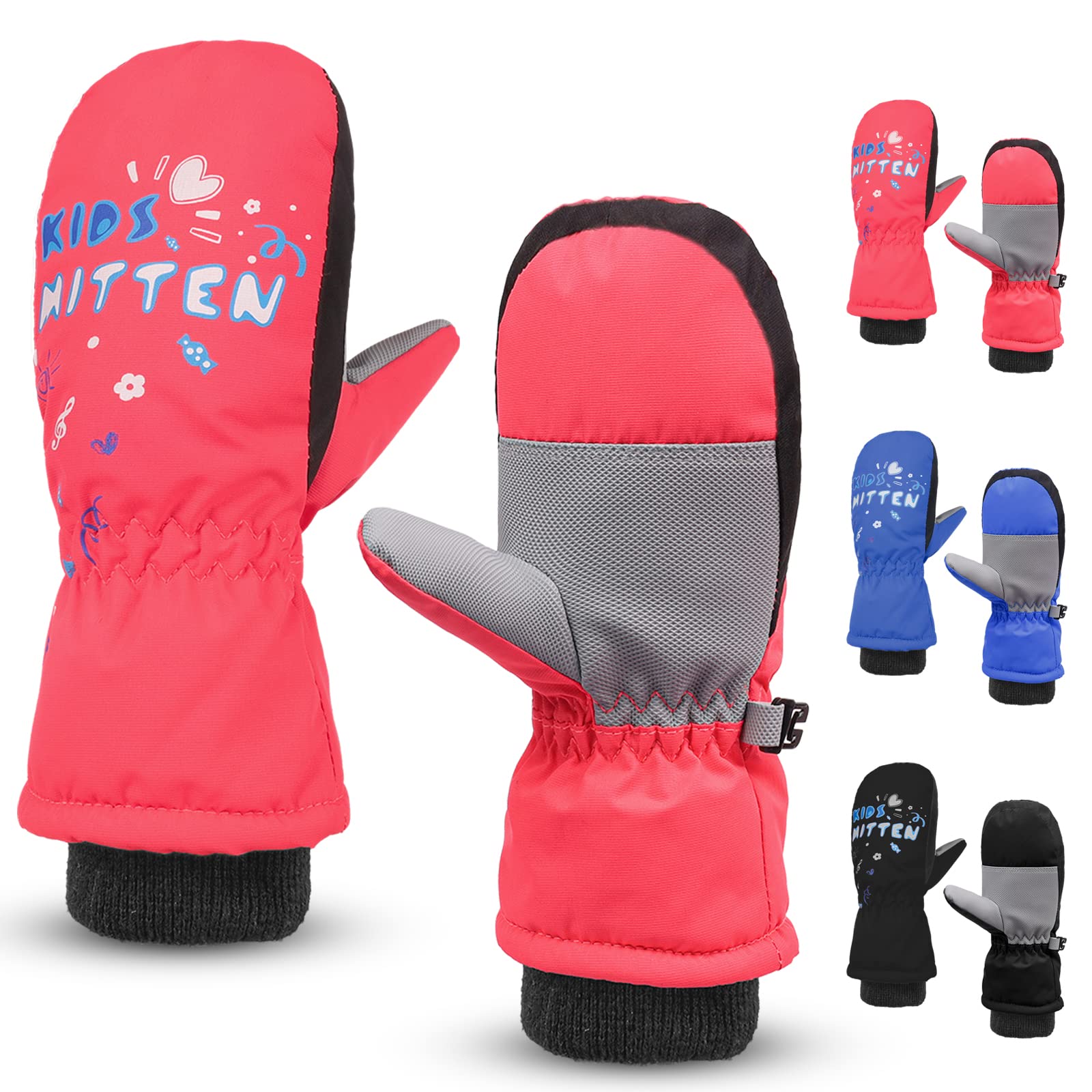 Guanti Da Sci Per Bambini - Impermeabili, Caldi E Con Design Unicorno - Foto 3