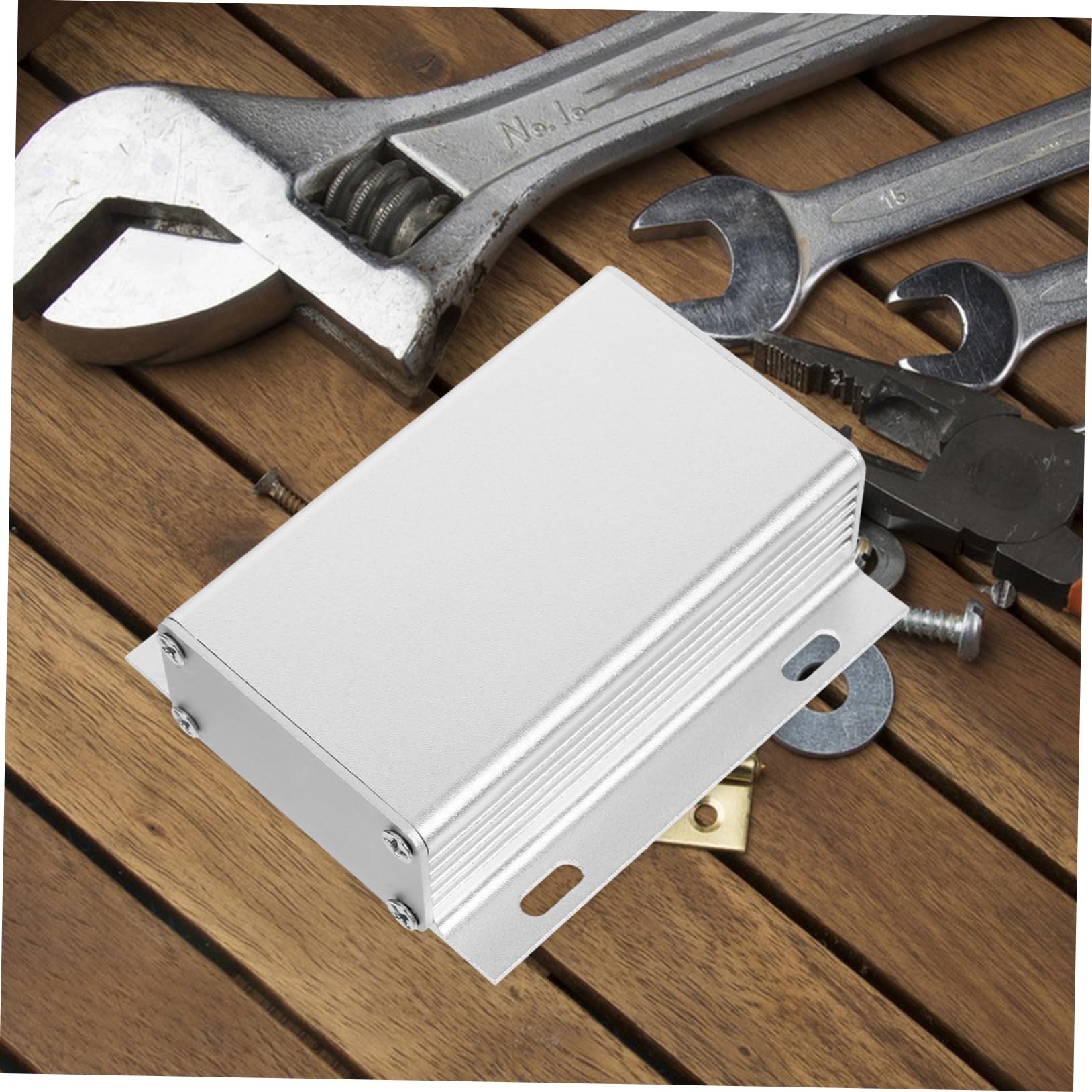Lurrose Boîte De 5 Pièces Coque en aluminium projet petit réparation boîtier de boîtier