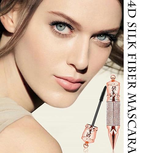 Miniatura 5 de Scepter Rímel alargamiento no manchado, pestañas largas y rizadas de diamante roto, no se aglutinan, rizado denso, maquillaje largo y largo, máscara