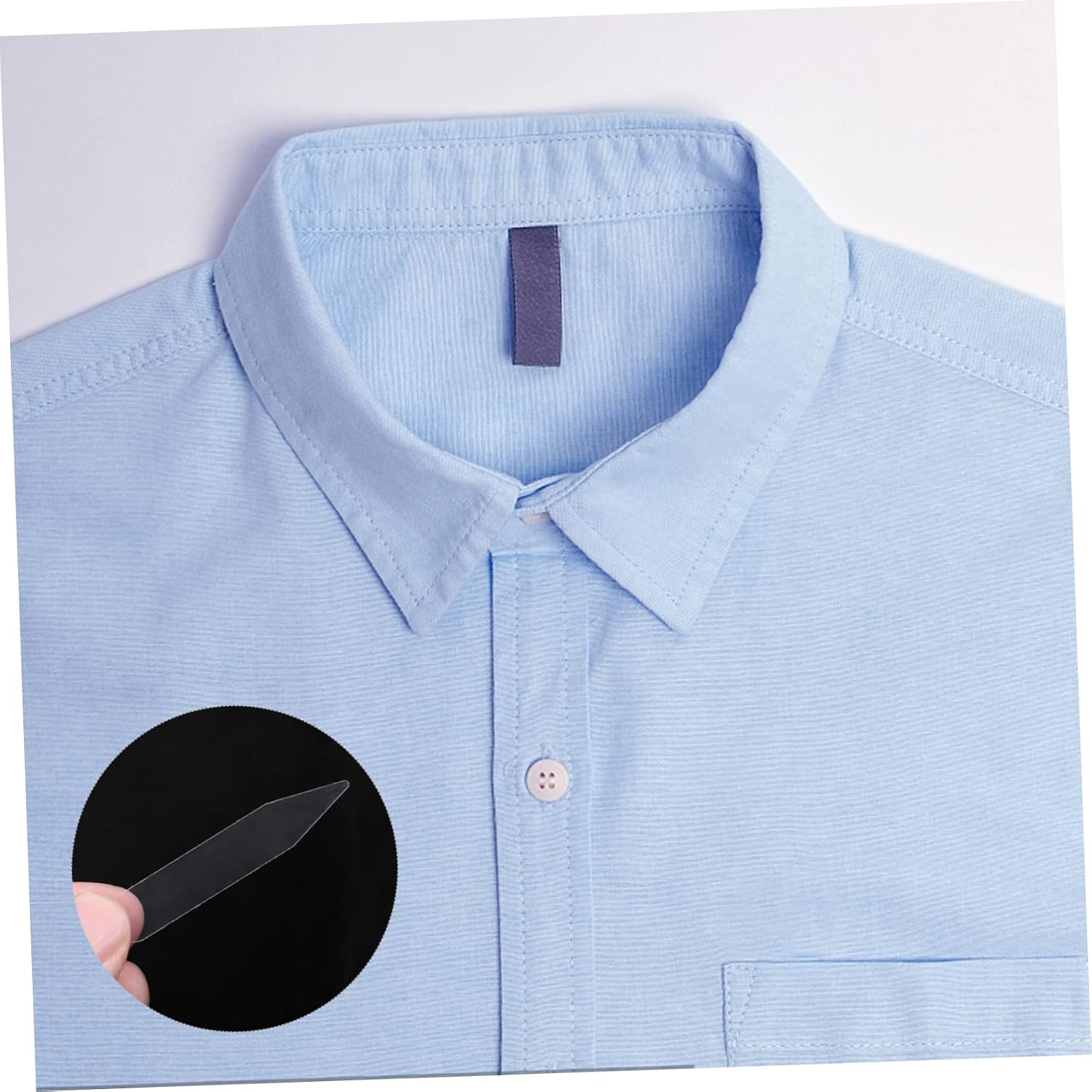 300pcs Collar Stays Pet Shirt Collar Support for Men and Women Easy to Use Stiffener for Crisp Dress Shirts for Business Attire