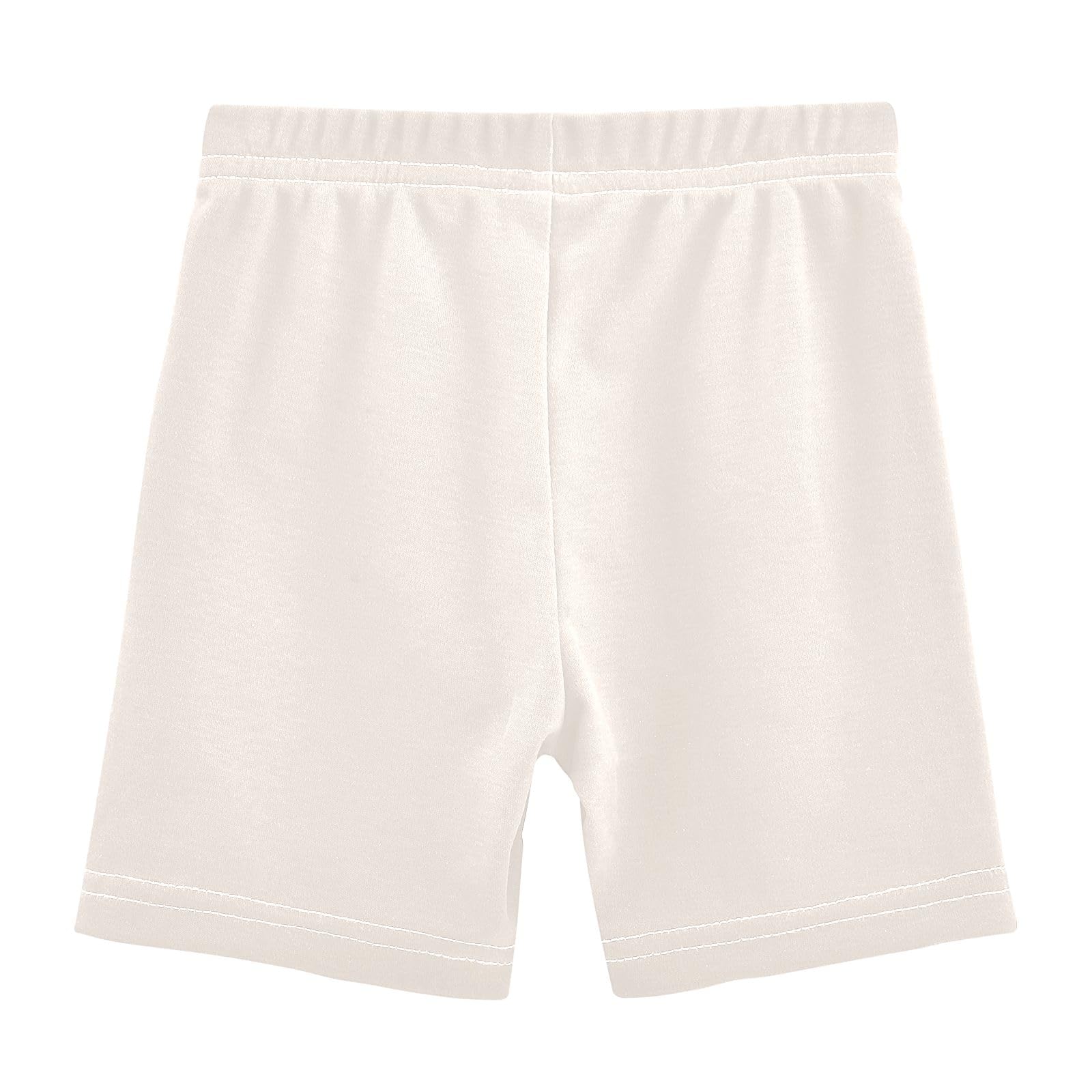 CHIFIGNO Girls Cartwheel Shorts Bike Shorts Kids Breathable Dance Short for Under Dress Linen Size 6