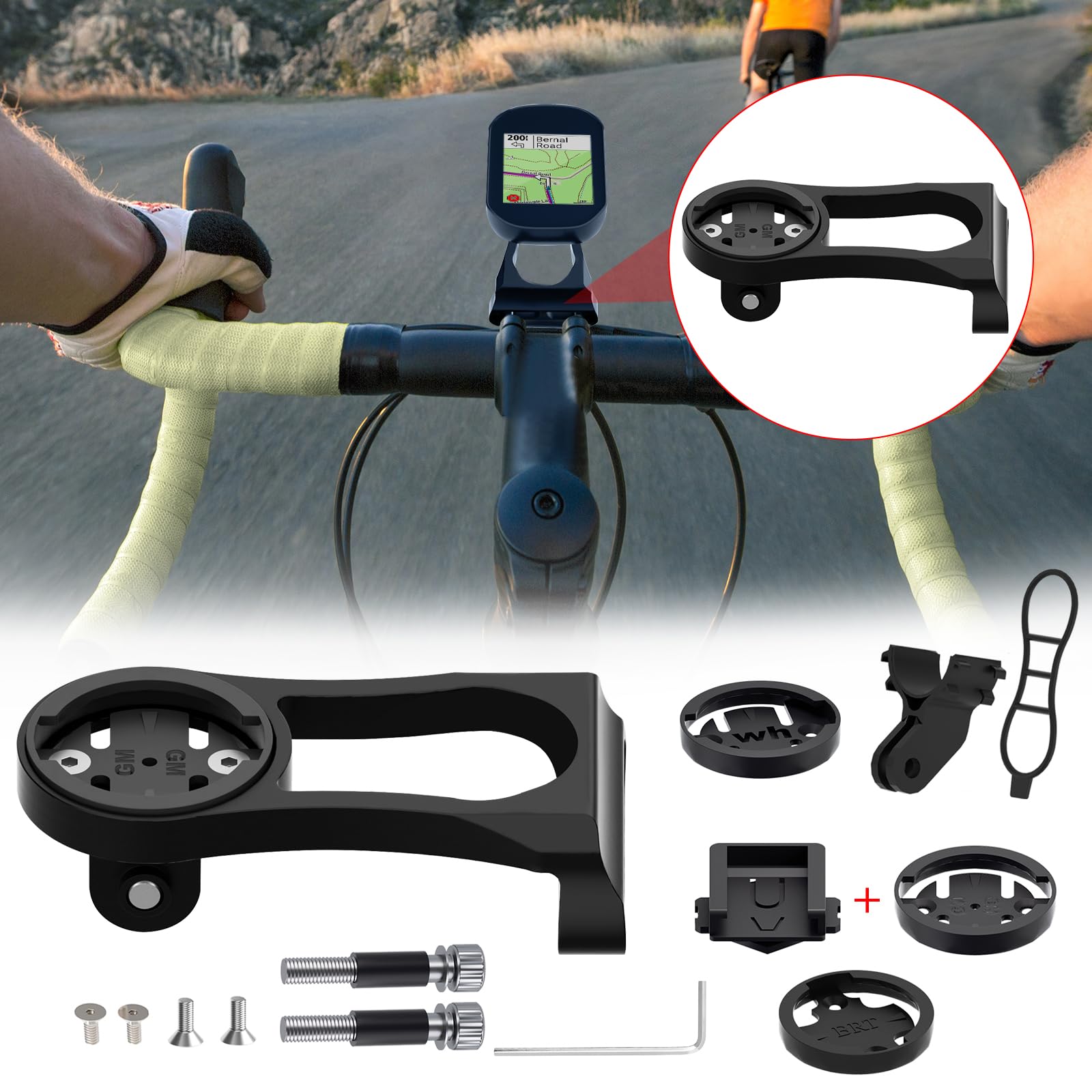 Soporte Bicicleta ROCKBROS - Compatible Con Garmin/Wahoo (3 Tipos: Normal/Ajustable/Mini)