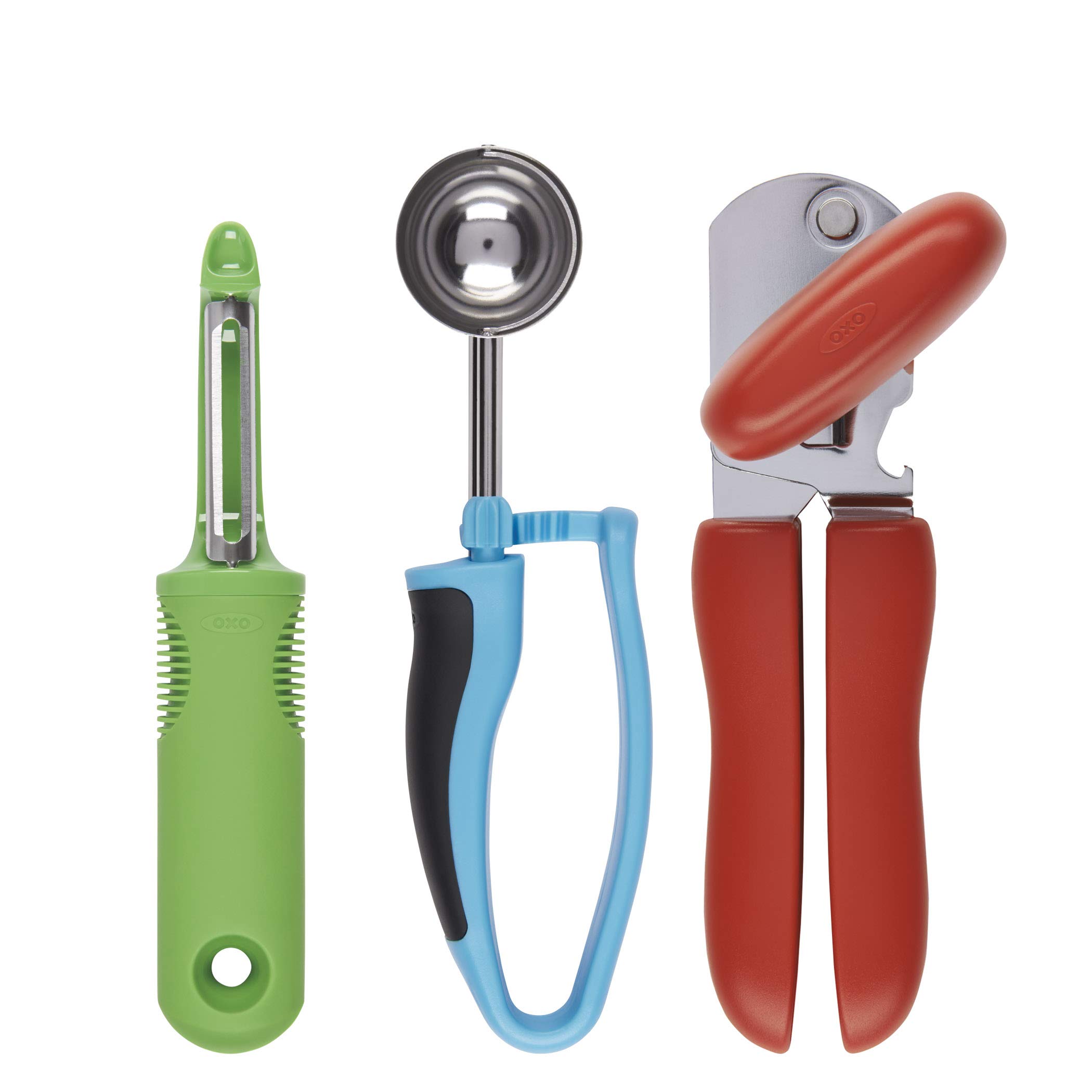 Amazon | OXO Good Grips 3 Piece Essentials Set, Peeler, Ice Cream