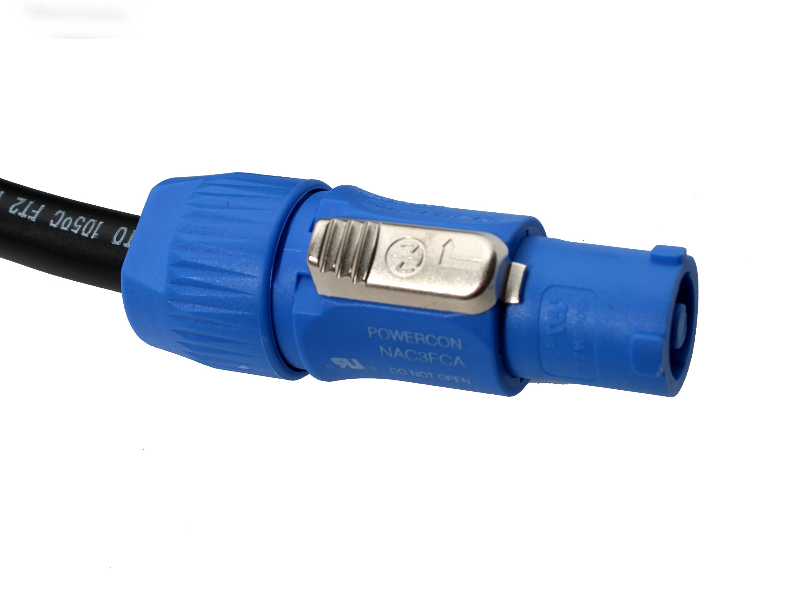 PD Connex Câble Alimentation Cordon Powercon - Schuko - 3m