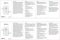 Vista 8 de Protector contra Sobretensiones Extensor de Enchufe - Addtam Divisor de 5 Enchufes con Cargador de Pared USB de 4 Puertos (2 Puertos USB-C), Regleta