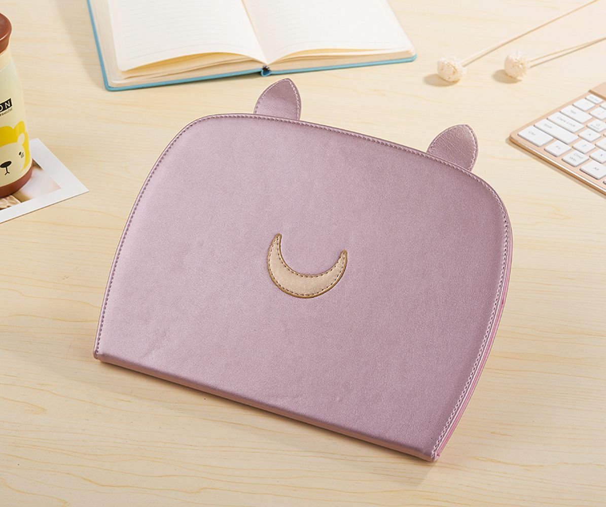 IDEGG Case for iPad 2 3 4 (Pearlescent Pink with Moon)
