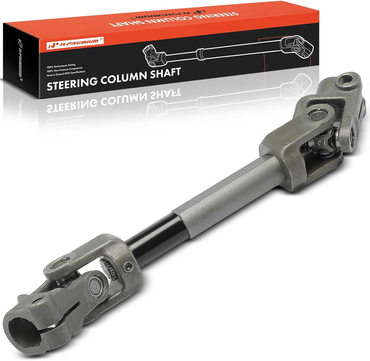 A-Premium Intermediate Steering Shaft Steering Column Shaft Compatible with Chevrolet Venture 1997-2005, Silhouette 1997-2004 & Pontiac Montana 1999-2004, Montana 2005-2005, Trans Sport 1997-1998