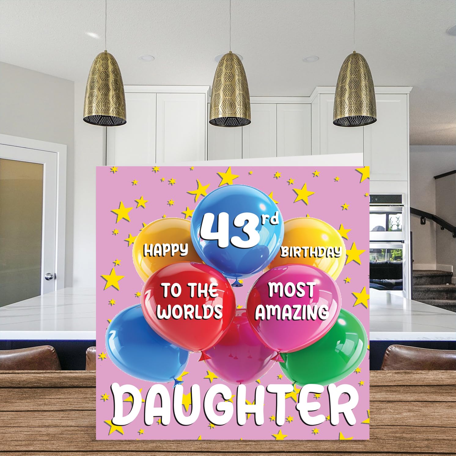 Fabuleuses Cartes D'anniversaire 43 Ans Pour Fille – 43 Today & Fabulous – Carte D'anniversaire Pour Fille De La Part De Maman, Papa, Cadeau