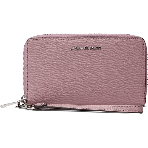Michael Kors Jet Set Large Flat Multi Function Phone Case Royal Pink One Size