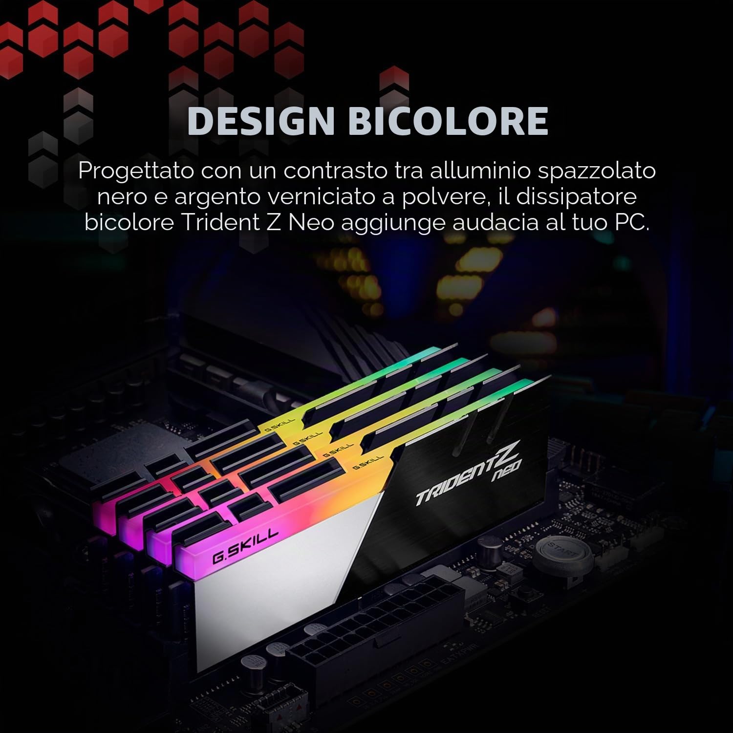 G.SKILL 32 GB Trident Z Neo RGB DDR4 4000MHz PC4-32000 CL18 Dual Channel Kit (2X 16GB)