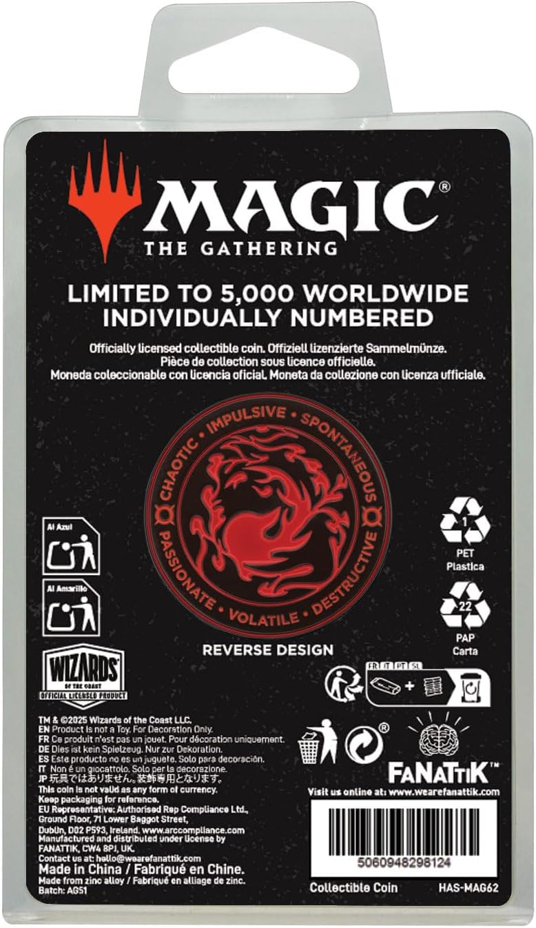 Fanattik Magic: The Gathering Chandra Limited Edition Coin Replica