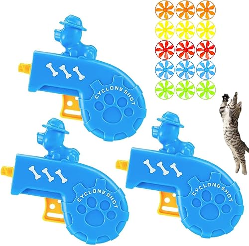 Juguete de 18 piezas para gatos Juguete para gatos Niveles divertidos de juego interactivo Juguetes para gatos con hélice voladora de 5 colores