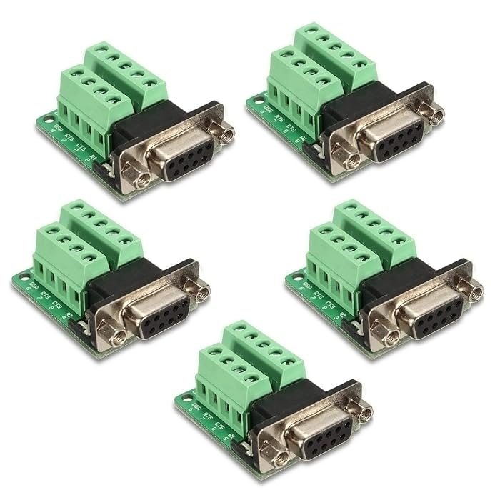 Buy KEESIN DB9 9pin Female Adapter RS232 Serial Port Interface