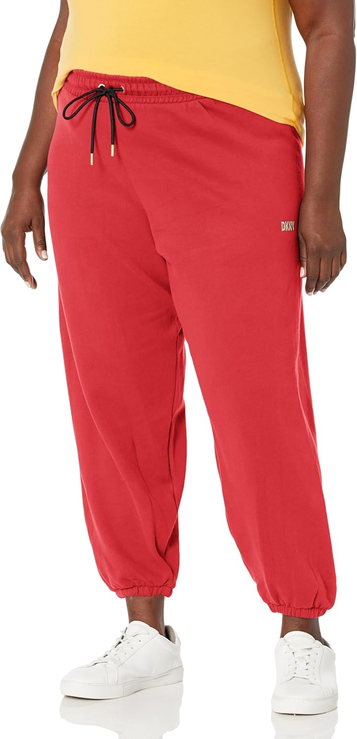 DKNY Women's Mid Rise Drawstring Joggers