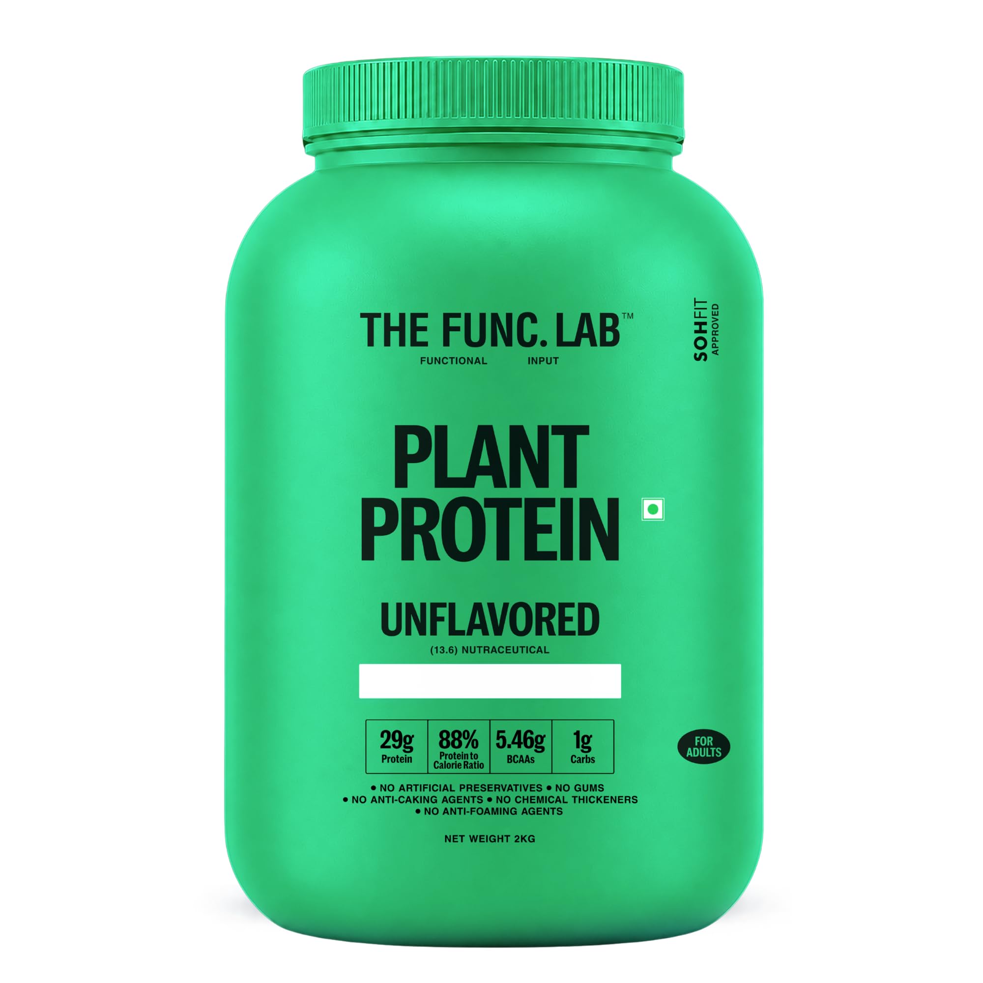 The Func. Lab Plant Protein for Men and Women – Dark Chocolate | 500g | 26g Protein per Scoop | Pea and Rice Blend | Vegan, Sugar‑Free | Gut Friendly, Vegetarian — Amazon image 16