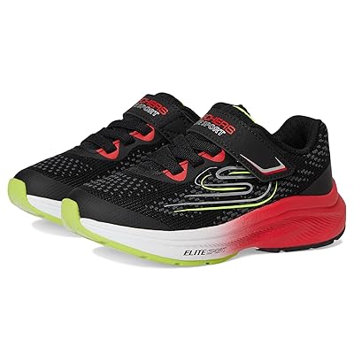 SKECHERS KIDS Elite Sport Stride 403952L (Little Kid/Big Kid) Boys Shoes Black/Red