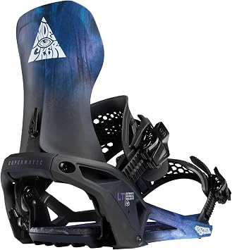 Nidecker LT Supermatic Snowboard Bindings Automatic Dual-Entry Binding with Heel Pedal & Universal Fit
