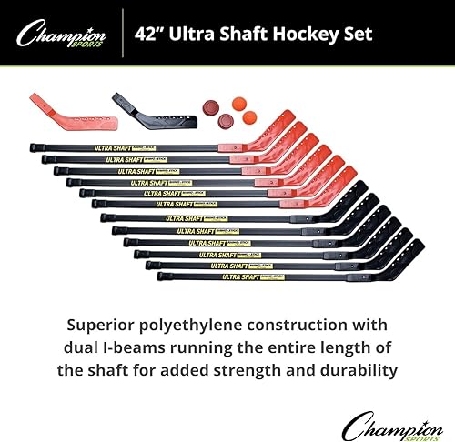 Miniatura 10 de Champion Sports Ultra Shaft - Juego de hockey