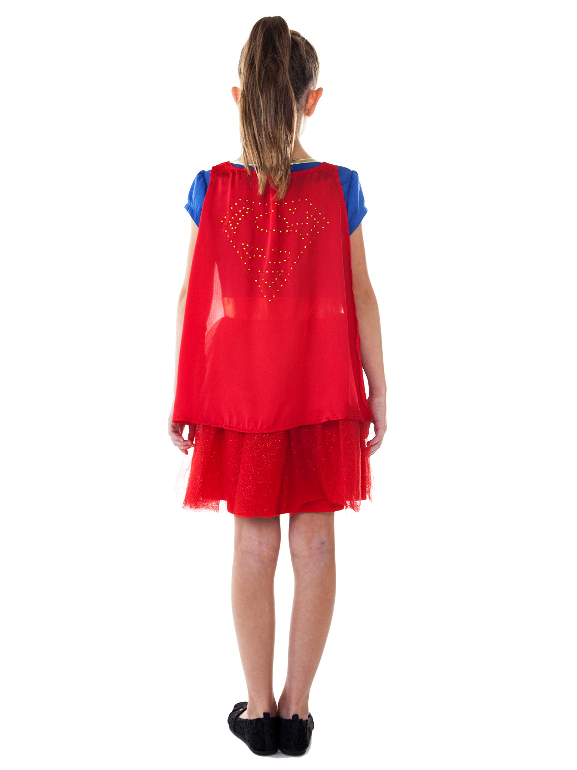 DC Comics Girls Ages 4-12 Costume Dress Up - Wonder Woman or Supergirl