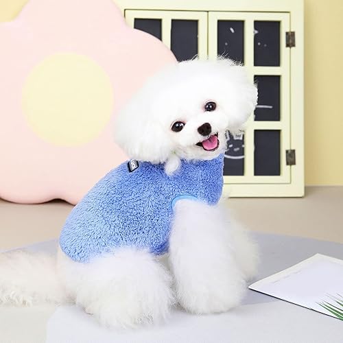Miniatura 2 de Lindos suéteres para perros pequeños, ropa Kawaii para perros pequeños, niñas y niños, ropa para cachorros, forro polar suave y cálido para