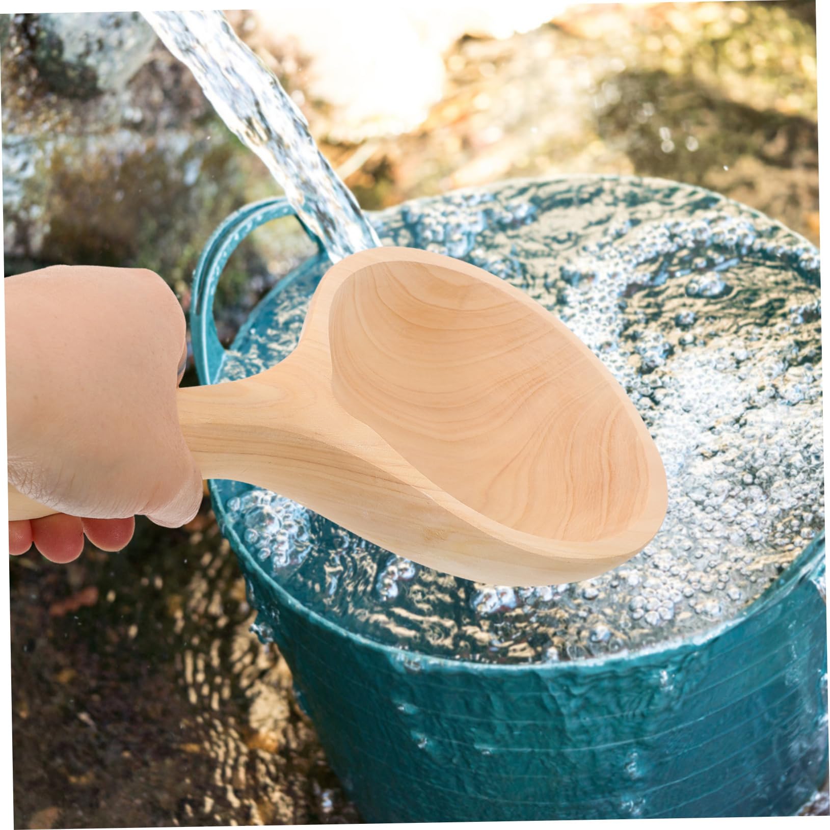 PRETYZOOM 4 Uds Cuchara De Madera Cucharón De Sopa Cuchara De Agua Para El Hogar Cucharón De Madera De Agua Utensilios De Cocina Cucharón De Para Cocina Cucharón De